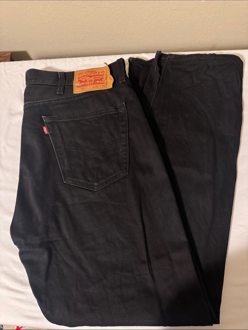 Levi's Black Men's 501 Jeans